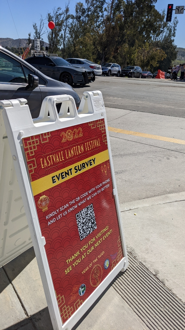 アンケート看板